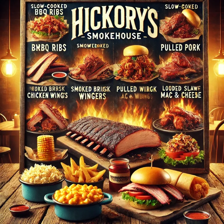 Hickorys menu menuspotuk