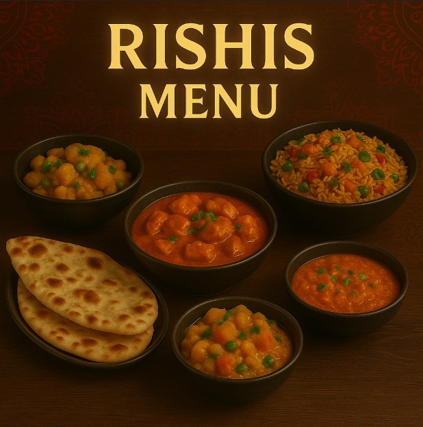 featured image for Rishis menu menuspotuk