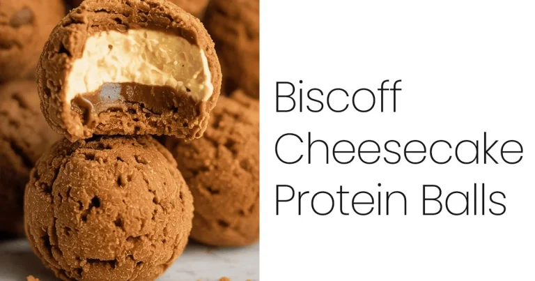 Biscoff Cheesecake Protein Balls