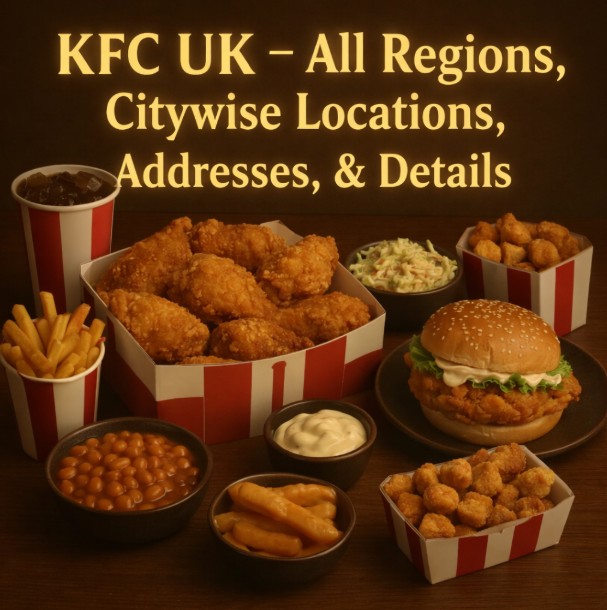 KFC UK – All Regions, Citywise Locations, Addresses, & Details menuspot.uk