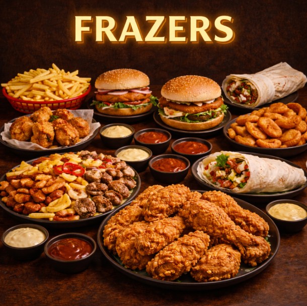 featured image of Frazzers menu menuspotuk