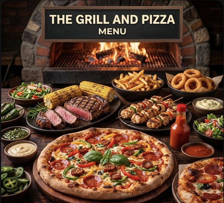 featured image of the grill and pizza